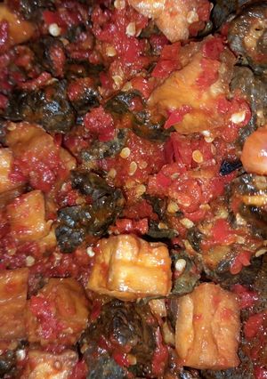 Foto resep Paru tahu balado