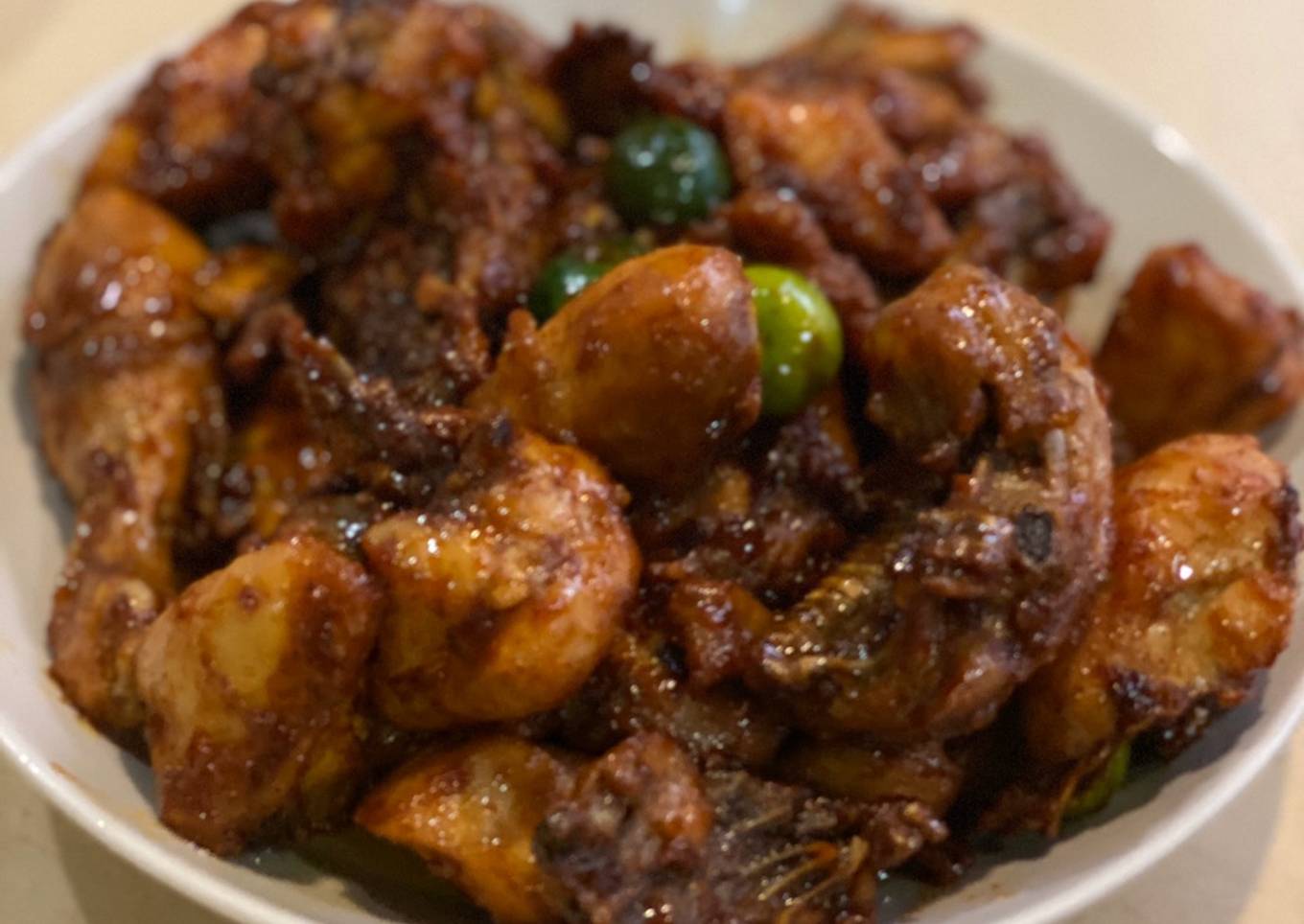 Ayam Goreng Kecap Bumbu Ngohiong