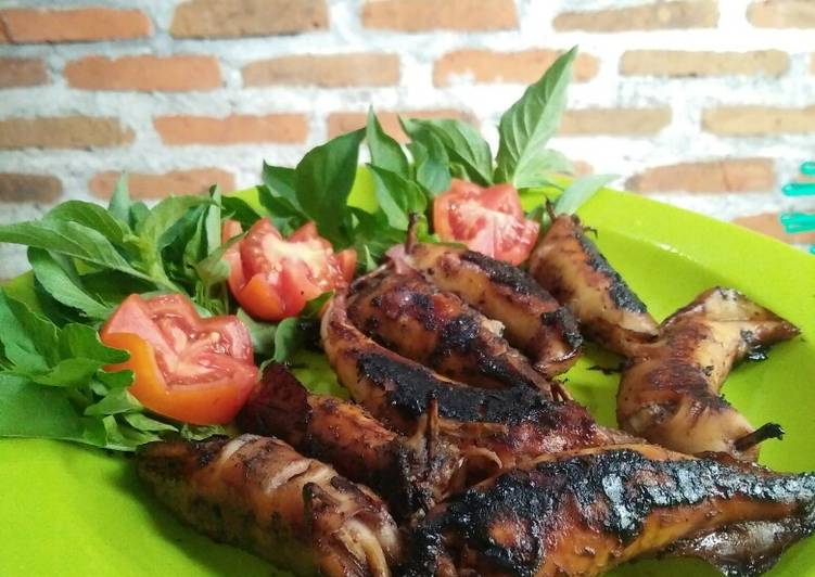 Cumi bakar teflon (simple)