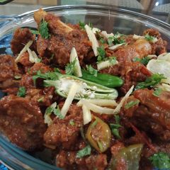 A picture of Authentic Mutton Karahi.
