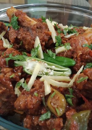 A picture of Authentic Mutton Karahi.