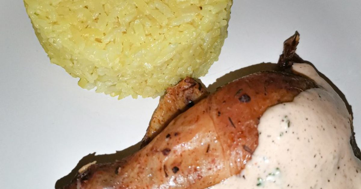 Roasted Peri Peri Chicken W/ Yellow Rice Recipe By Ning Corpuz