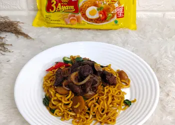 Resep Baru Mi Goreng Daging Lada Hitam Lezat Mantap