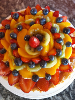 Una foto de Tarta frutal😍