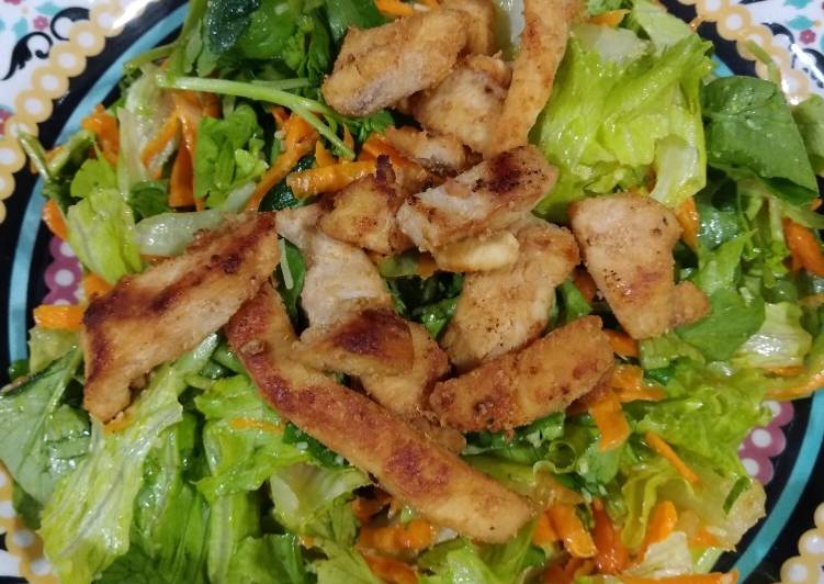 Saladinha portenha na mostarda com frango - Tudogosreceitas