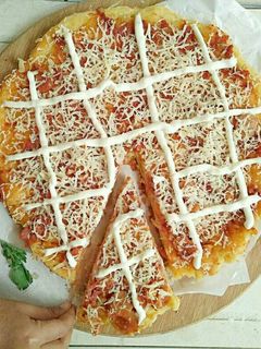 Foto resep Pizza Nasi Teflon #bikinramadanberkesan