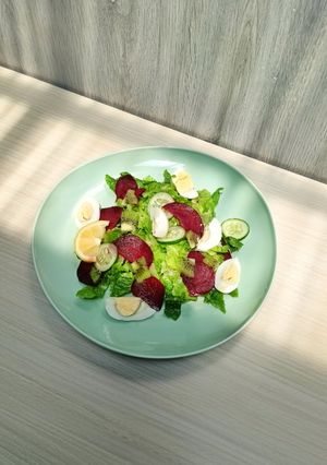 Foto resep Salad sayur dengan bit panggang