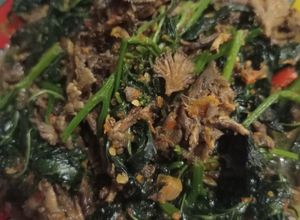 Foto resep Tumis daun leunca/lumai dan jamur kukur