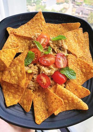 Hình của món Snack cá ngừ.