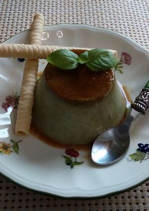 Foto principal de Flan de té Matcha