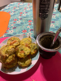 Una foto de Muffins sin harina para el mate