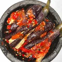 รูปของ Sambal terong kukus