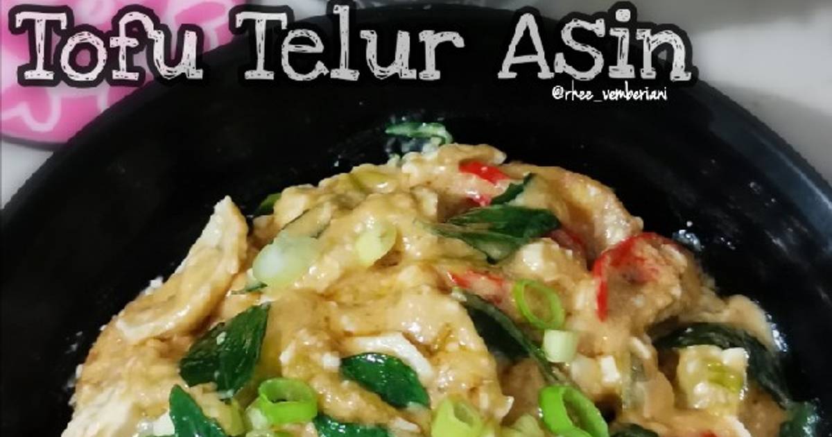 80 resep tofu telur asin enak dan sederhana ala rumahan 