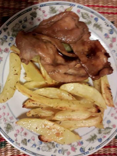 Una foto de Pollo en salsa de miel y sillao