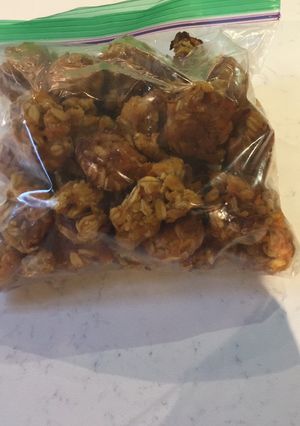 Una foto de Bolitas de zanahorias para caballos