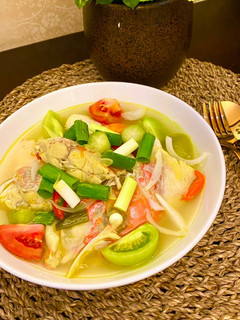 Foto resep Sup Ikan Kakap Merah kuah asam segar