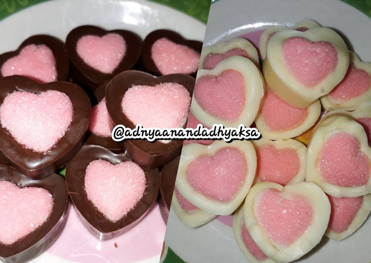 Coklat yupi love #StepByStep #RabuBaru