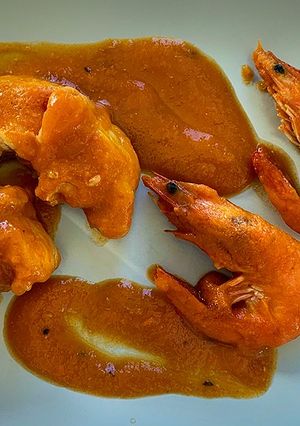 Una foto de Rape en salsa Costa Brava