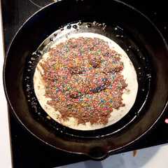 A picture of Fried Nutella bread.