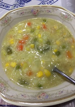 صورة لوصفة شوربة الخضار