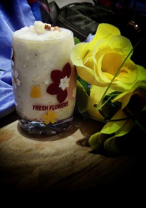A picture of Vegan fruits milk (dairy free, sugar free).