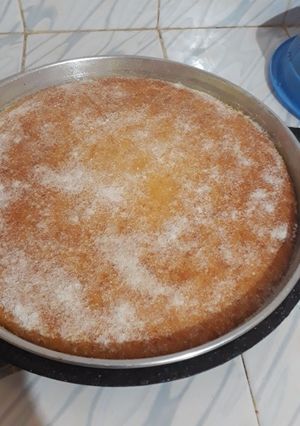 صورة لوصفة بسبوسة بالياغورت
