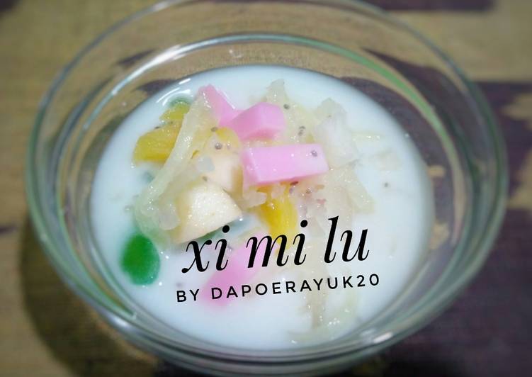 Cara Gampang Membuat Xi mi lu / es buah tanpa santan &amp; susu yang Sempurna