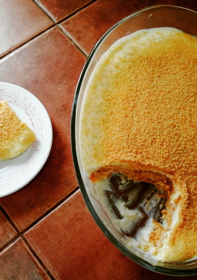 Una foto de Postre con solo tres ingredientes
