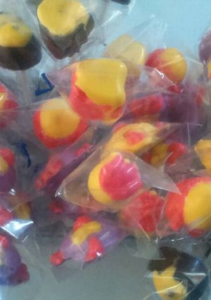 Foto resep Permen coklat warna_warni