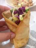 Panquetacos de pollo y vegetarianos!