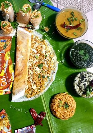 મેગી મસાલા ઢોસા (Maggi Masala Dosa Recipe In Gujarati) રેસીપી મુખ્ય ફોટો