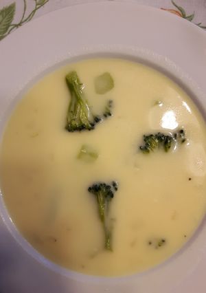 A picture of Broccoli Cheddar Soup.