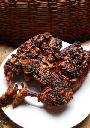 Foto resep Ayam bakar asli minang