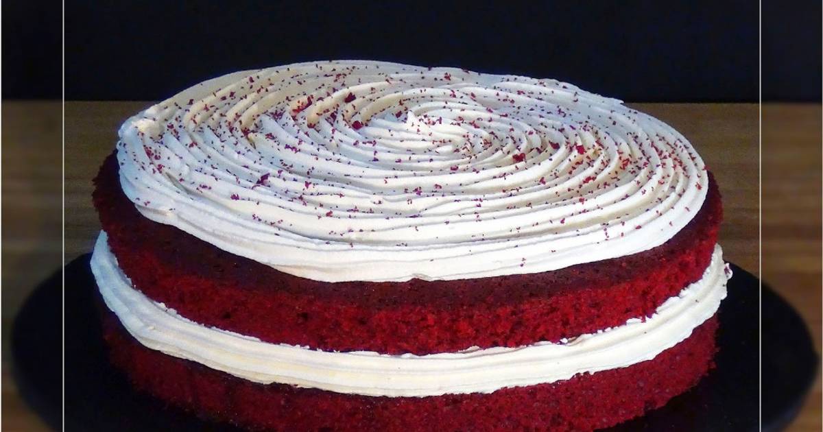 Red velvet cake o Tarta terciopelo rojo Receta de lolidominguezjimenez-  Cookpad
