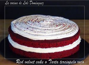 Foto principal de Red velvet cake o Tarta terciopelo rojo