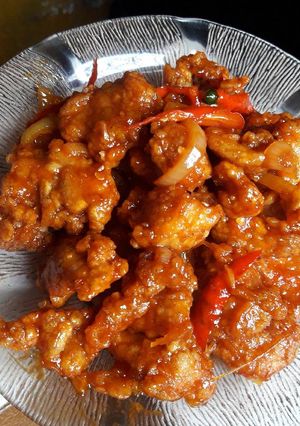 Foto resep Ayam fillet saos pedas
