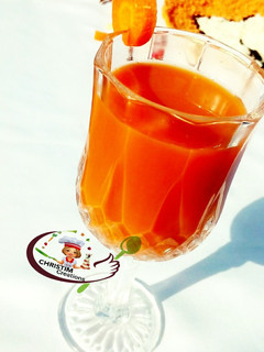 A picture of Carrot juice.