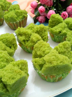 Foto resep Bolu Kukus Pandan