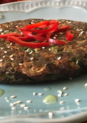 Una foto de Tortilla de espinacas