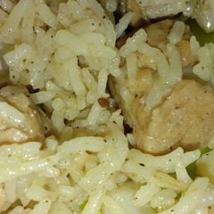 A picture of Soya bean pulao.