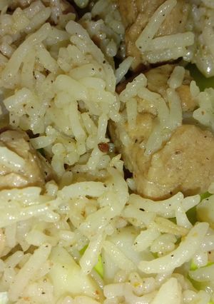 A picture of Soya bean pulao.