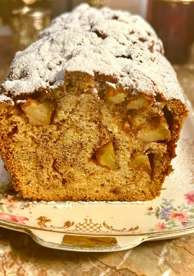 Una foto de Pan de manzanas americano
