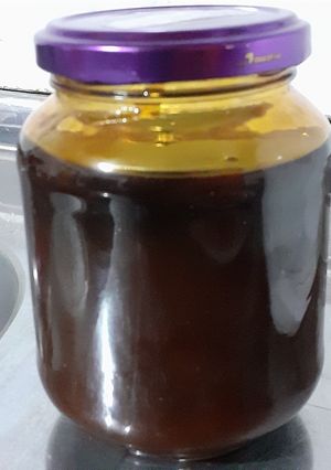 Una foto de Dulce de rosa de mosquetas!