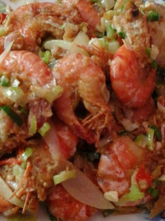 Foto resep Udang saos telor asin