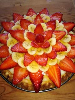 Gyümölcstorta recept fotója
