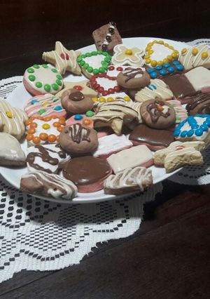 Una foto de Galletitas de manteca💝 Vainilla y chocolate
