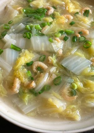 A picture of Simmered Wombok & Dried Shrimps.