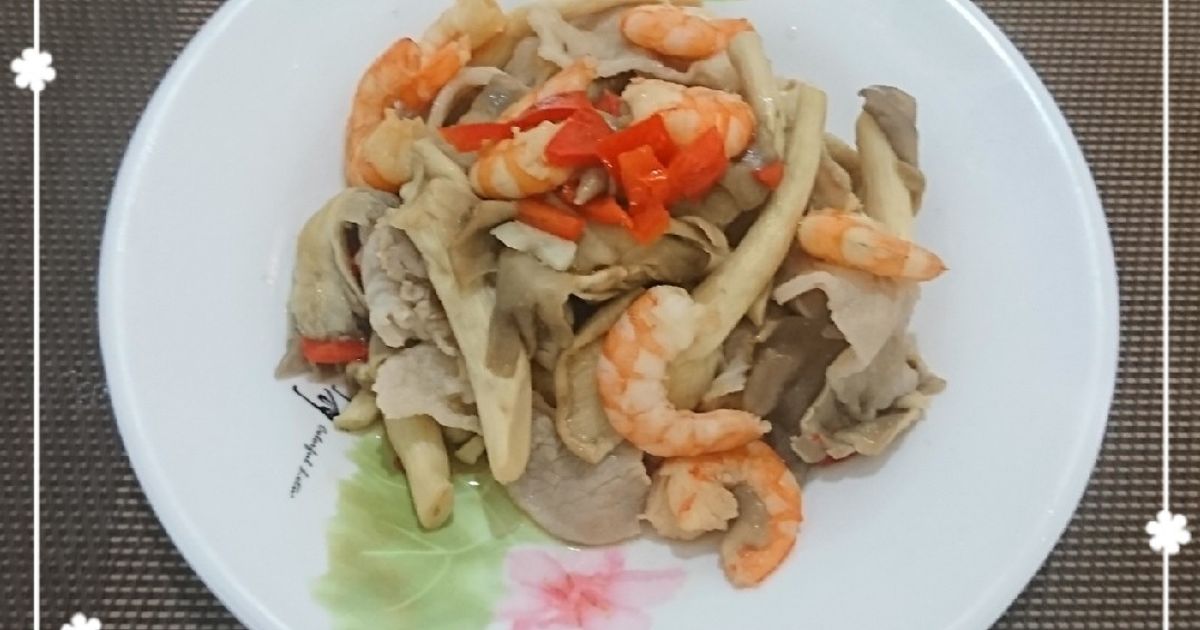 杏包菇炒肉 料理與家常食譜 - Cookpad