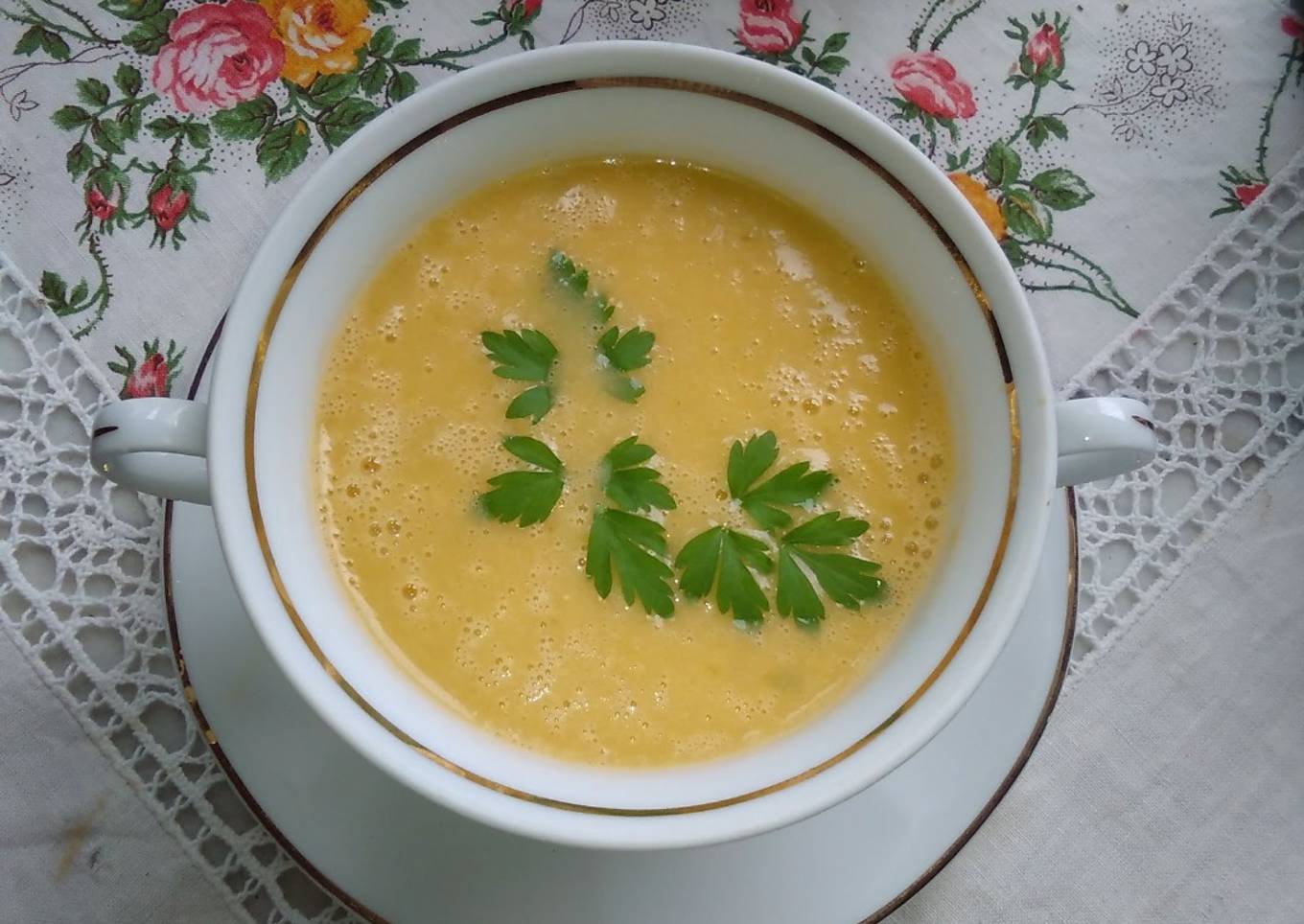 Crema de auyama (calabaza, zapallo)