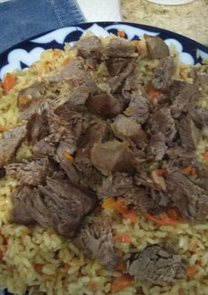 Фото Крымско-татарская кухня плов.